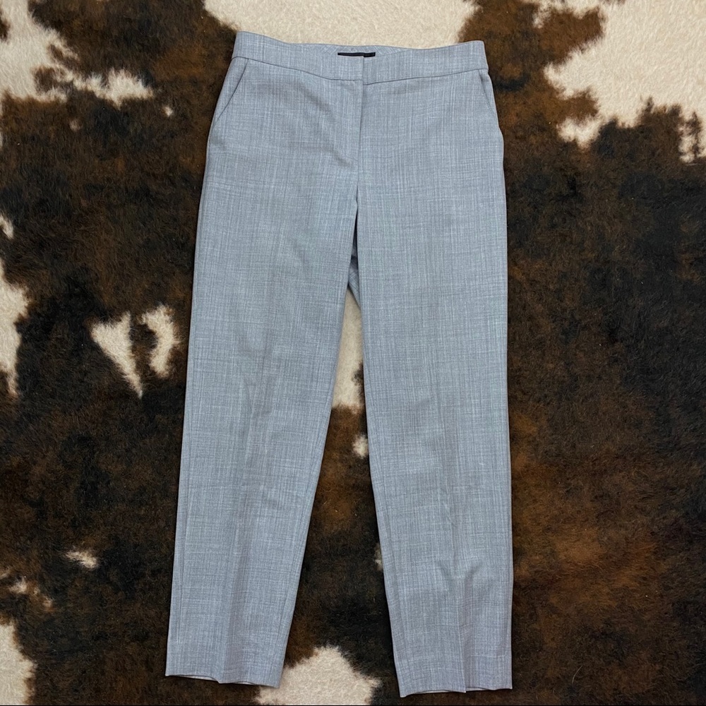 St. John Emma 6 Tapered Leg Dress Pants Grey